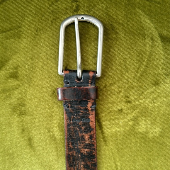 Calvin Klein black leather belt size 34. - Picture 3 of 7